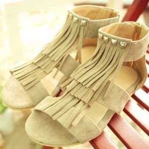BRAND NEW Tassel Flat Sandals